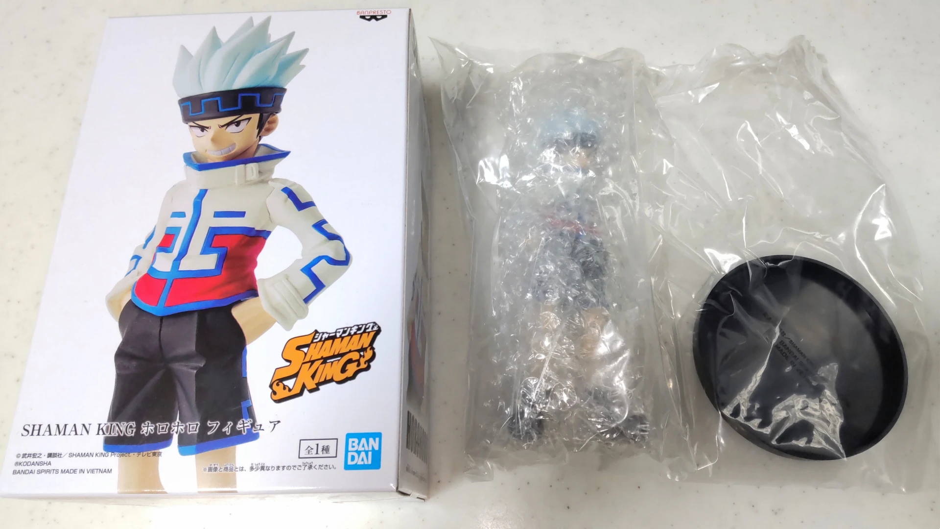 バンプレスト SHAMAN KING フィギュア・ホロホロ & 道 蓮をゲットした